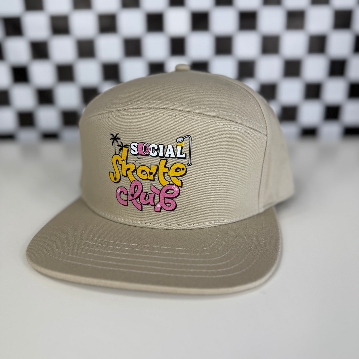 Hybrid Flat Bill Cap - Unisex