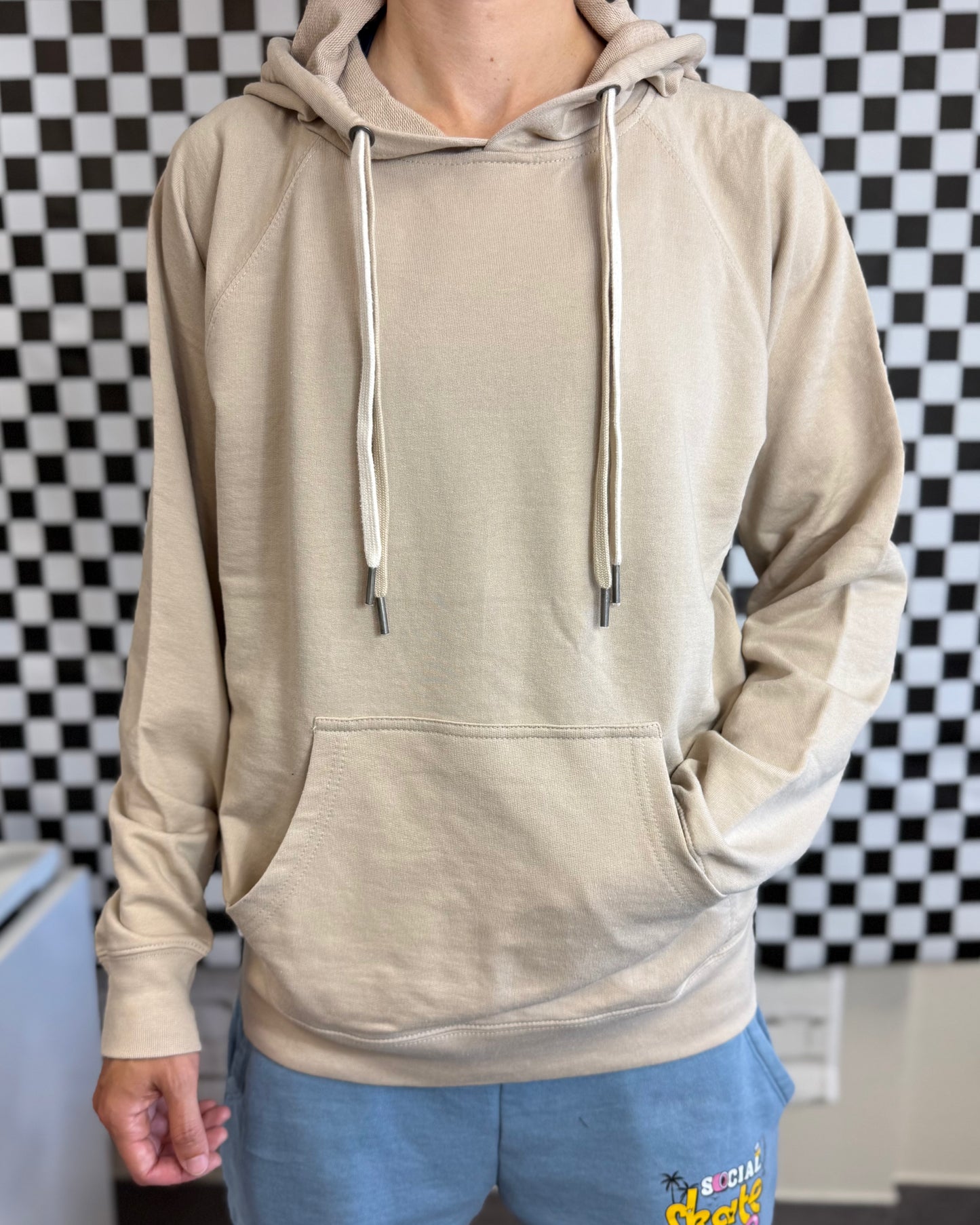Lightweight Pullover Hoodie Loopback Terry - Unisex