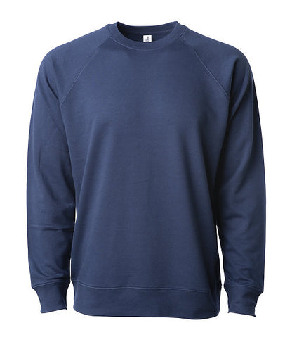 Lightweight Crew Sweater Loopback Terry - Unisex