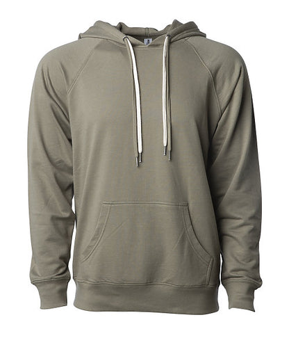 Lightweight Pullover Hoodie Loopback Terry - Unisex