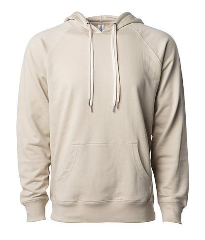 Lightweight Pullover Hoodie Loopback Terry - Unisex